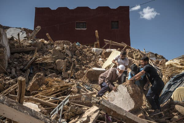 Damage caused by the 2023 Marrakesh earthquake