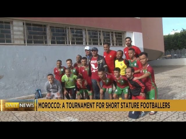 Moroccan Short-Statured Football Team in International Match