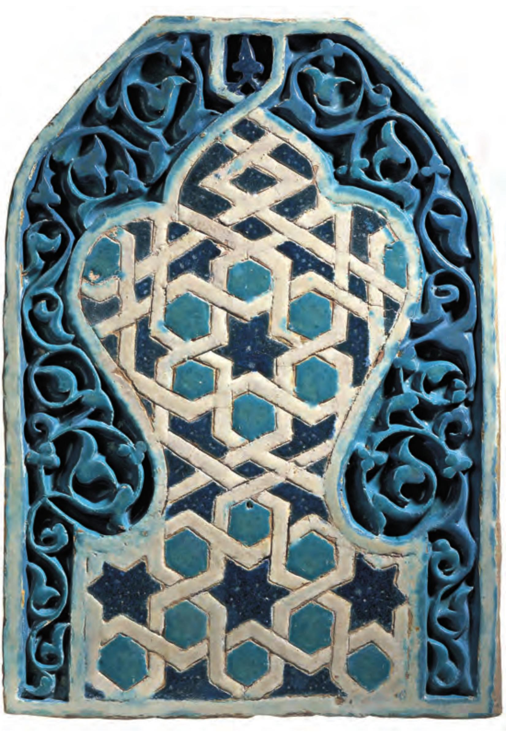 A Sale potter creating intricate geometric patterns on a ceramic vessel using the slip-trailing technique
