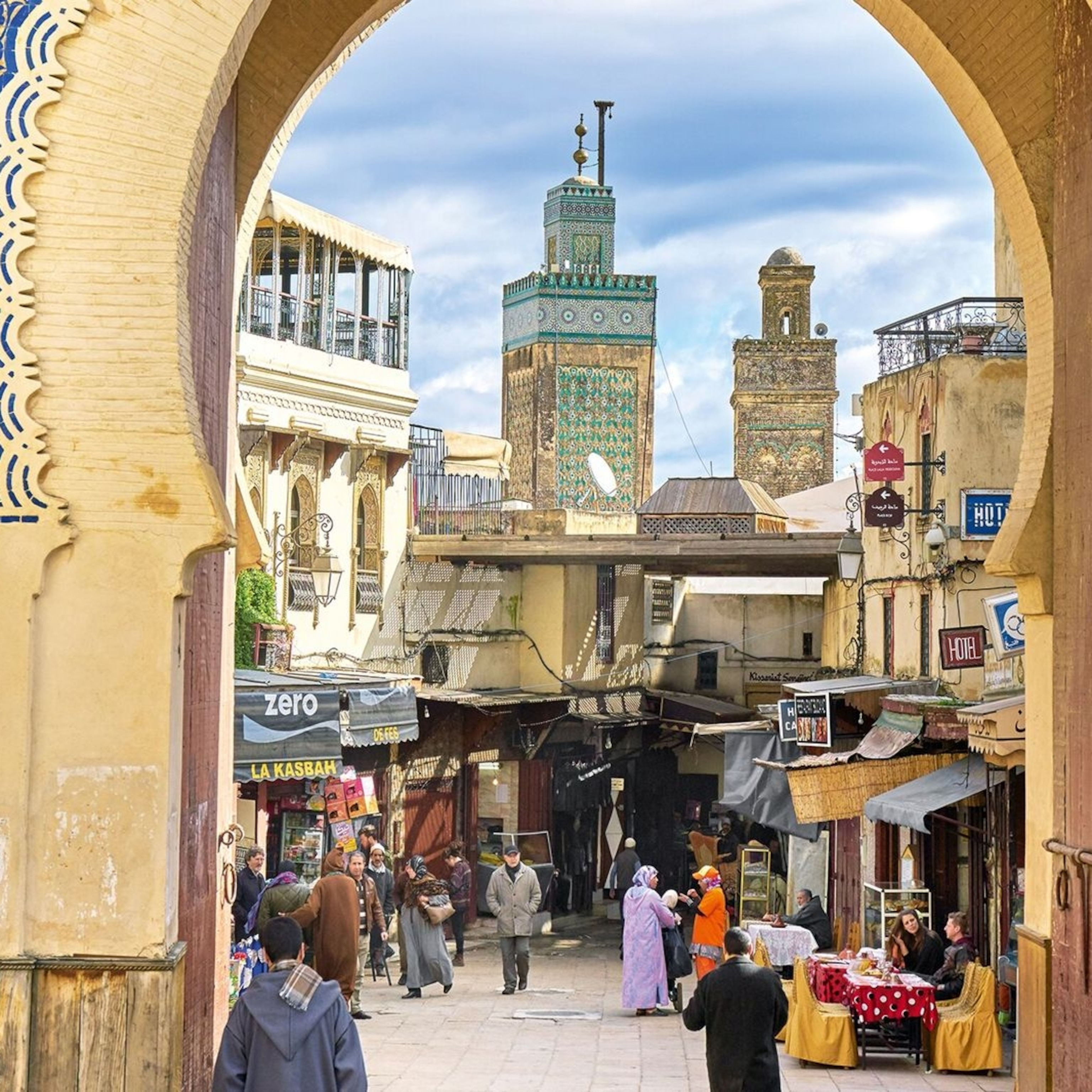 Zellige Tiles in Fez Medina