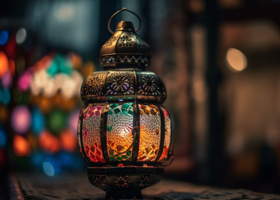 A traditional Moroccan lantern maker, preserving the art of handmade craftsmanship