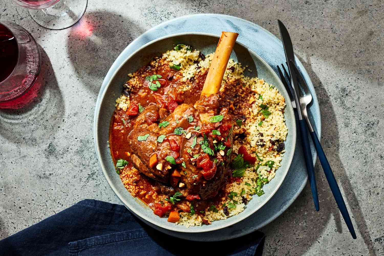 Modern Moroccan Dish