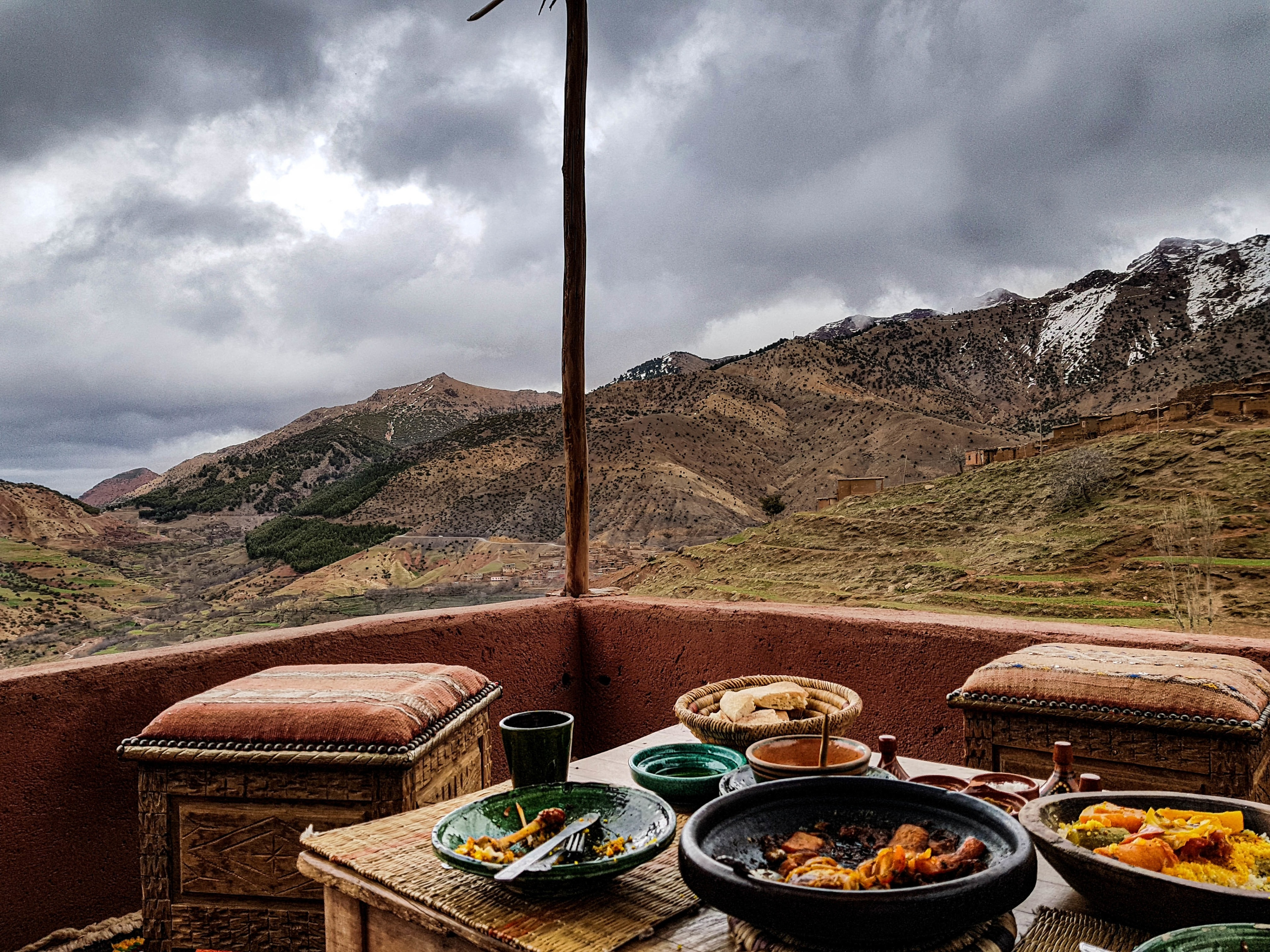 Panoramic view of the Atlas Mountains, Morocco