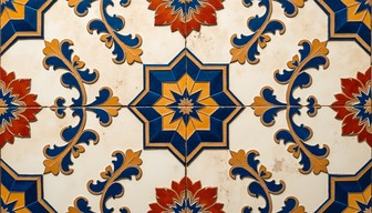 Intricate Zellige tilework adorning a Moroccan mosque