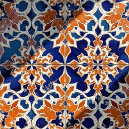 Intricate Zellige mosaic patterns adorning a Moroccan mosque wall